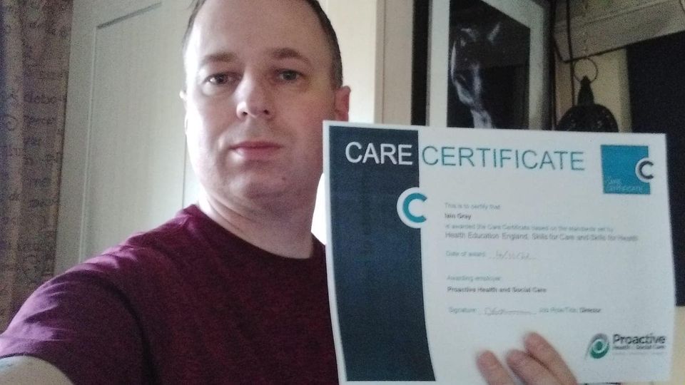 Ian Grey Care Certificate Award